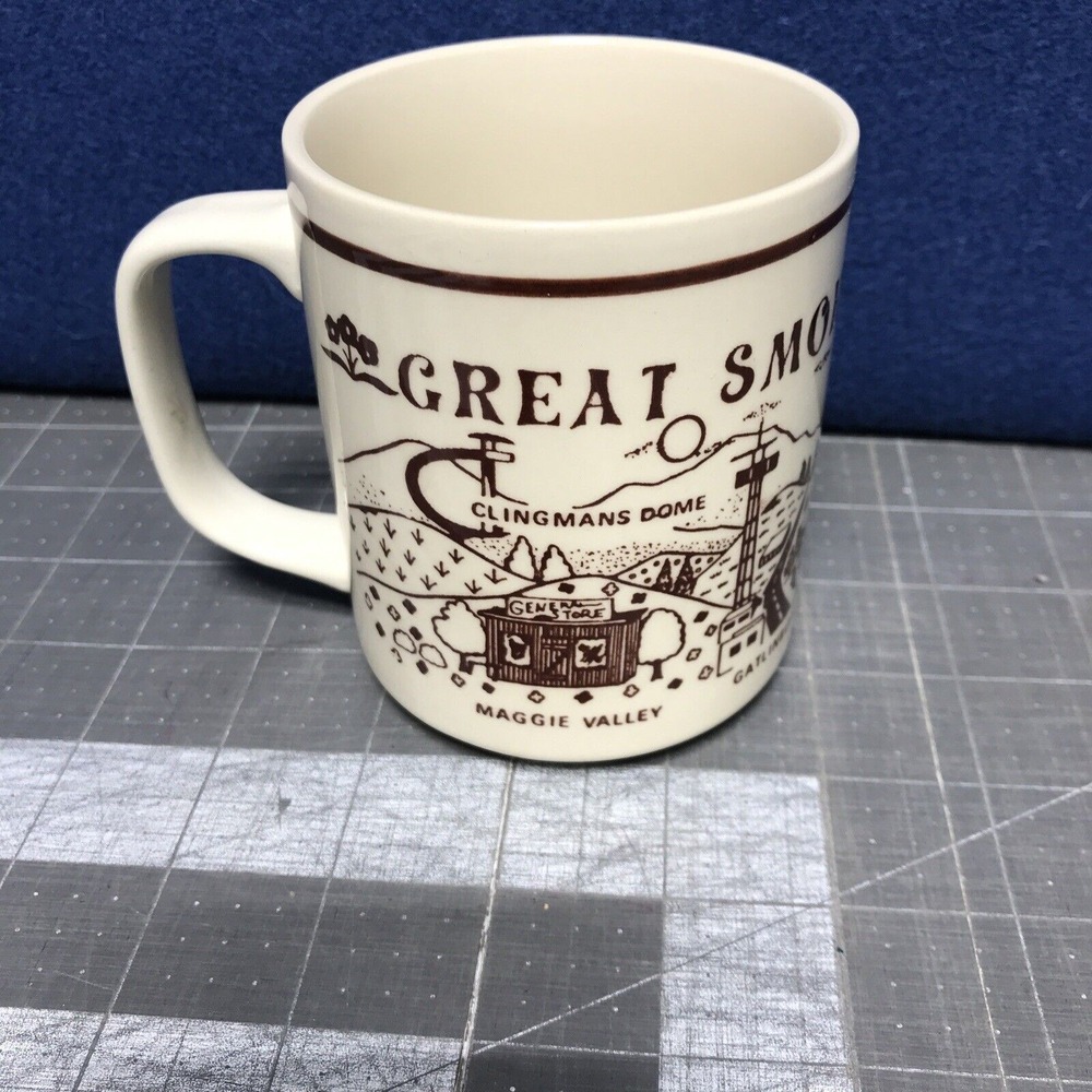 Great Smoky Mountains Coffee Cup Ceramic Mug Clingmans Dome